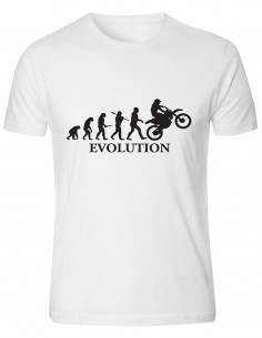 T-shirt Evolution Motocross