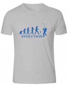 T-shirt Evolution Pesca