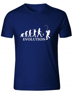 T-shirt Evolution Pesca