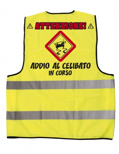Gilet giallo fluo-Addio al Celibato
