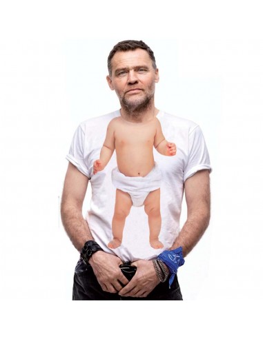 T-shirt bimbo con pannolone