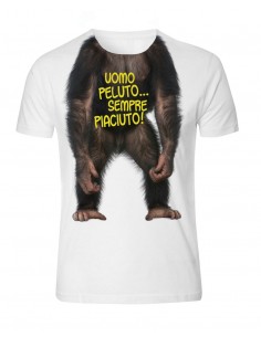 T-shirt uomo peluto 2