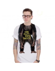 T-shirt uomo peluto
