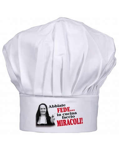 Cappello da cuoco per donne che fanno miracoli