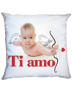 Cuscino con Amorino-Ti amo