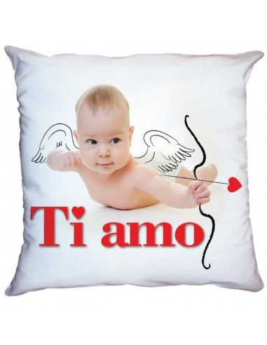 Cuscino con Amorino-Ti amo