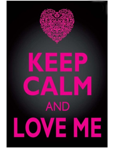 Targa dell’amore Keep calm and love me