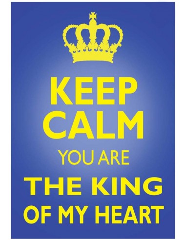 Targa dell’amore Keep calm king