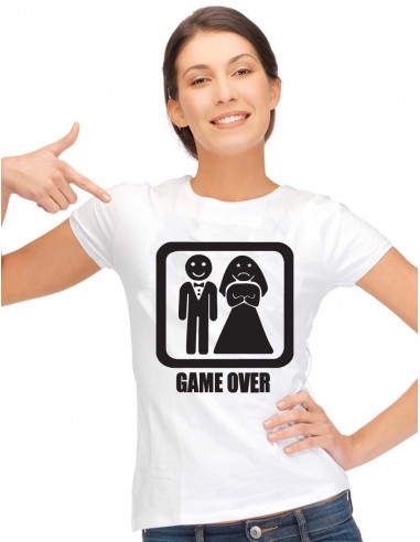 T-shirt Game Over per Addio al Nubilato