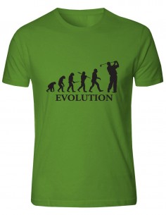 T-shirt Evolution Golfista