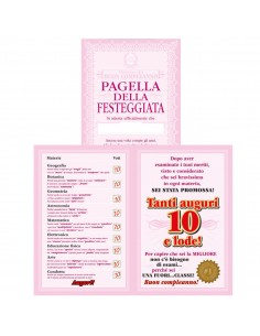 Pagella di Compleanno-Lei 2