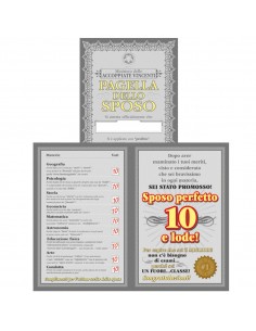 Pagella dello Sposo 2