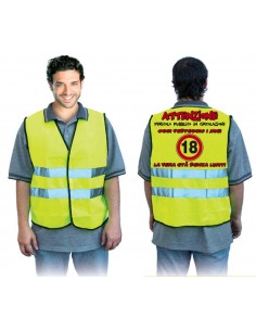 Gilet giallo fluo-18 anni 2