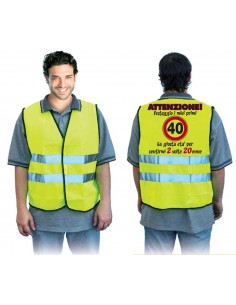 Gilet giallo fluo-40 anni 2