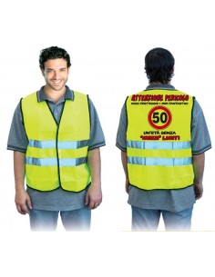 Gilet giallo fluo-50 anni 2