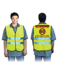 Gilet giallo fluo-60 anni 2