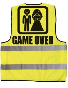 Gilet giallo fluo-Sposo