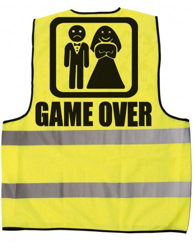Gilet giallo fluo-Sposo