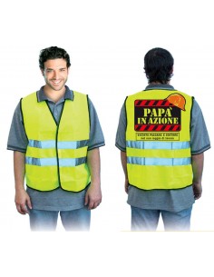 Gilet giallo fluo-Papa' 2