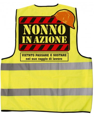 Gilet giallo fluo-Nonno
