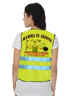 Gilet giallo fluo-Mamma 2