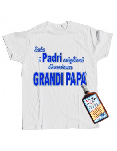 T-shirt in bottiglia liquore-Papà