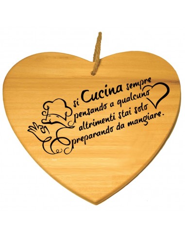 Tagliere a cuore-Pensando a qualcuno