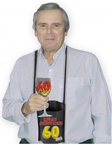 Calice con tasca portabicchiere-60 Anni