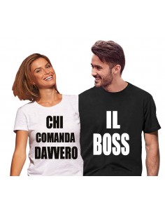 T-shirt doppia-Chi comanda...