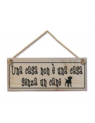 Cartello in legno per chi ama i cani