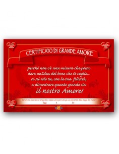 Biglietto Certificato di...