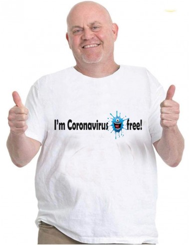 T-shirt uomo I'm Coronavirus free