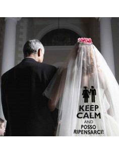 Velo da sposa-KEEP CALM &