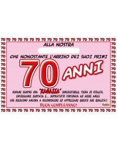 Targa premio 70 anni... 2
