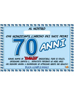 Targa premio 70 anni... 2