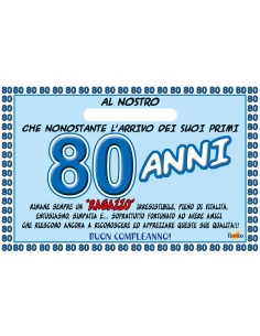 Targa premio 80 anni... 2