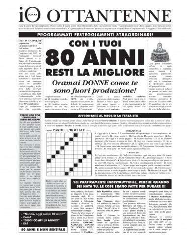 Giornale 80 anni Lei