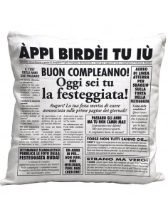 Cuscino-Giornale compleanno...