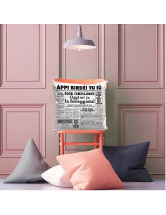 Cuscino-Giornale compleanno... 2