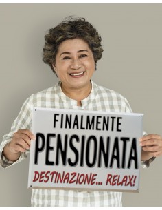 Tabella in metallo-Pensionata