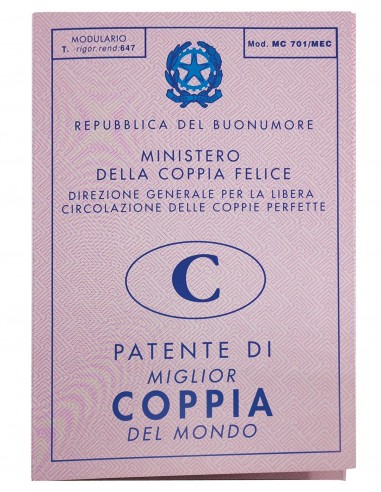 Patente di Miglior Coppia