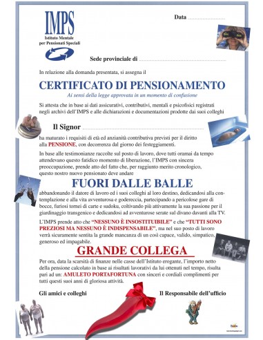 Certificato Pensionamento-Lui