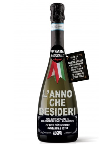 Bottiglia Prosecco con Anno...