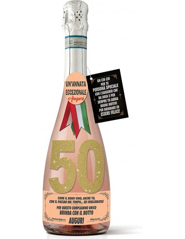 Bottiglia Prosecco 50 anni-Lei