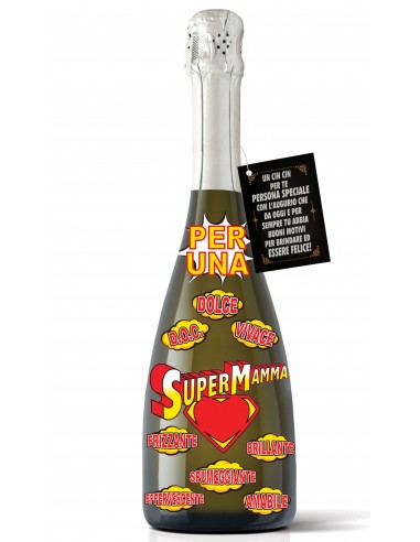 Bottiglia Spumante-Super Mamma
