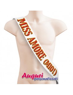 Fascia da miss concorso amore