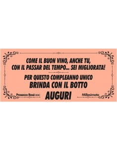 Bottiglia Prosecco 30 anni-Lei 2