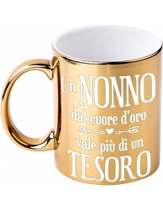 Tazza oro-Nonno-Nonna