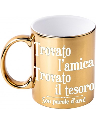 Tazza oro-Amica-Amico