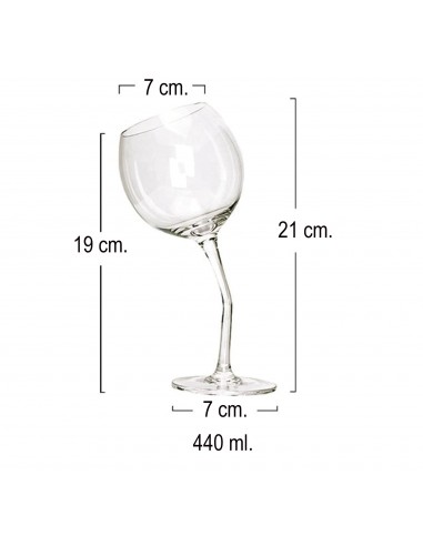 Calice storto-Bicchiere senza stampa